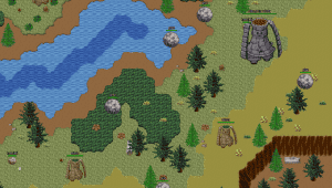 Grafa pixel art, questy, relacje z potworami.