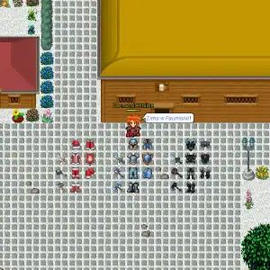 Grafika pixel art, RPG fantasy, questy i crafting, wyzwania bojowe.