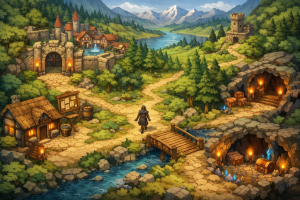 Okładka poradnika: 2D MMORPG top down - widok z góry i spokojniejsze granie