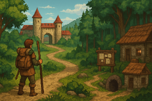 Okładka artykułu o grach przeglądarkowych podobnych do Margonem w klimacie fantasy MMORPG 2D