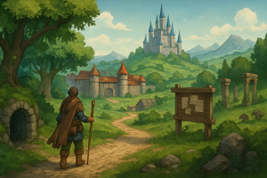 Okładka wpisu o grach MMORPG PL online free w świecie fantasy