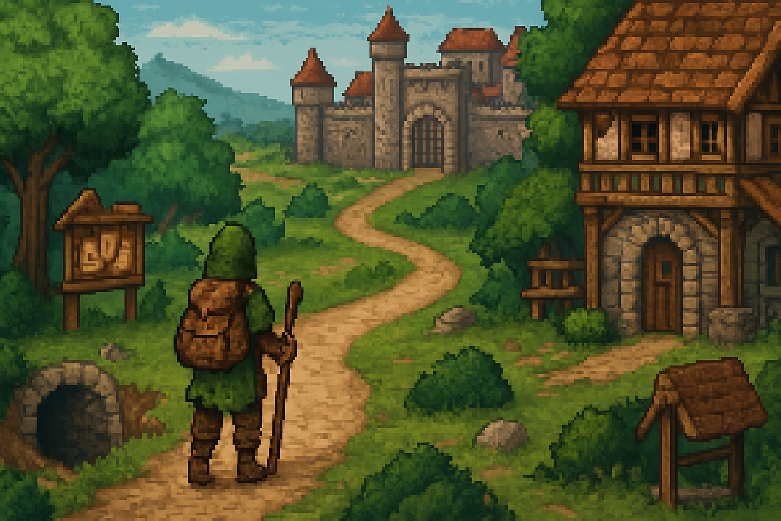 Alt do okładki: świat fantasy w klasycznym MMORPG 2D inspirowany klimatem Tibii